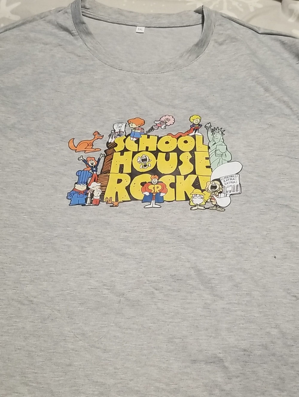 Schoolhouse Rock Inspired Graphic T Shirt Size 5Xl